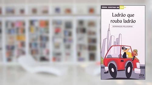 Capa de Ladrão Que Rouba Ladrão, do autor Domingos Pellegrini