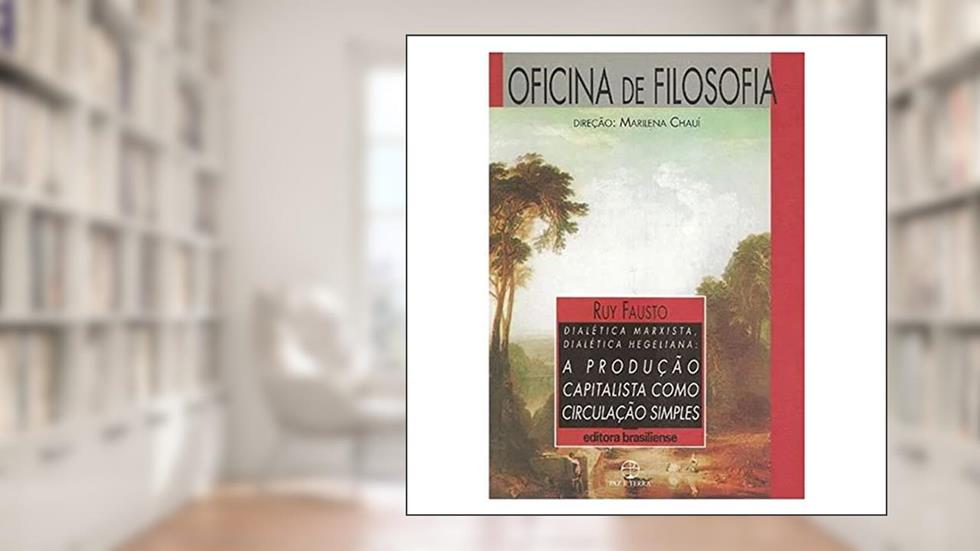 Dialética Marxista, Dialética Hegeliana. A Produção Capitalista Como Produc?ão Simples - Coleção Oficina de Filosofia, do autor Ruy Fausto