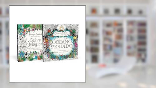 Capa de Coleção Selva Mágica + Oceano Perdido, do autor Johanna Basford