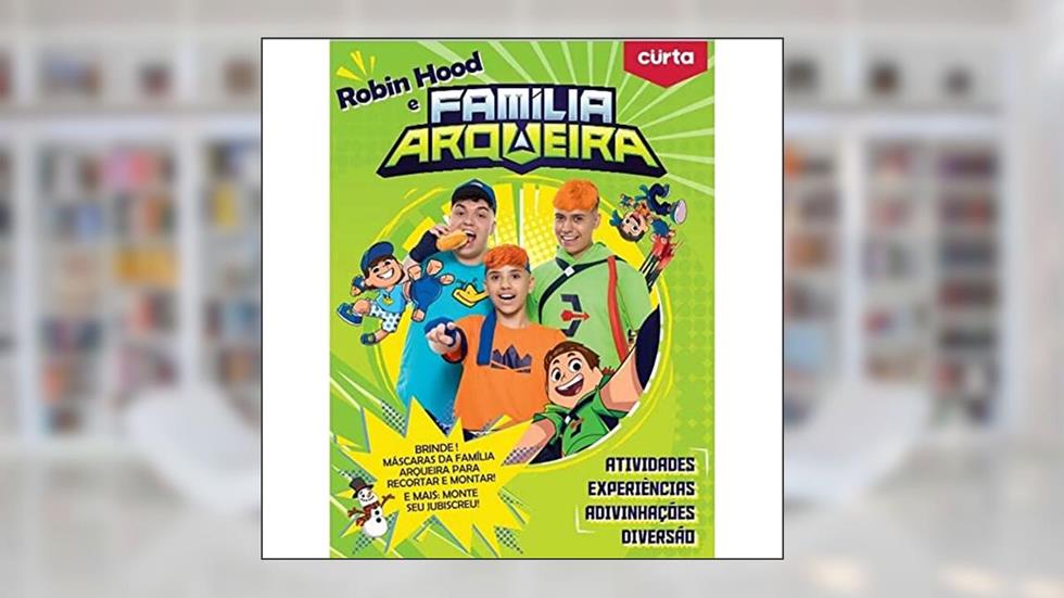 Livrão Robin Hood e Família Arqueira, do autor Gamer