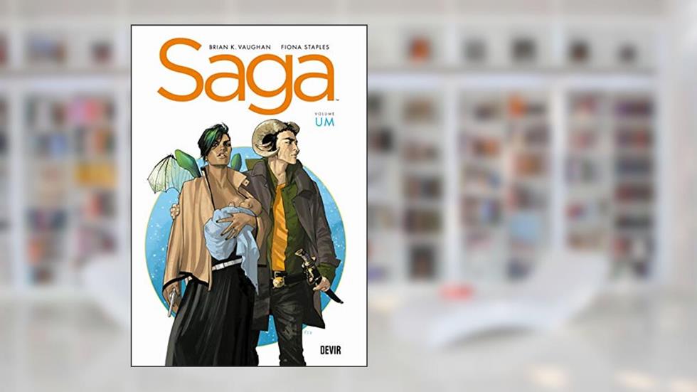 Saga Volume 1, do autor Brian K. Vaughan