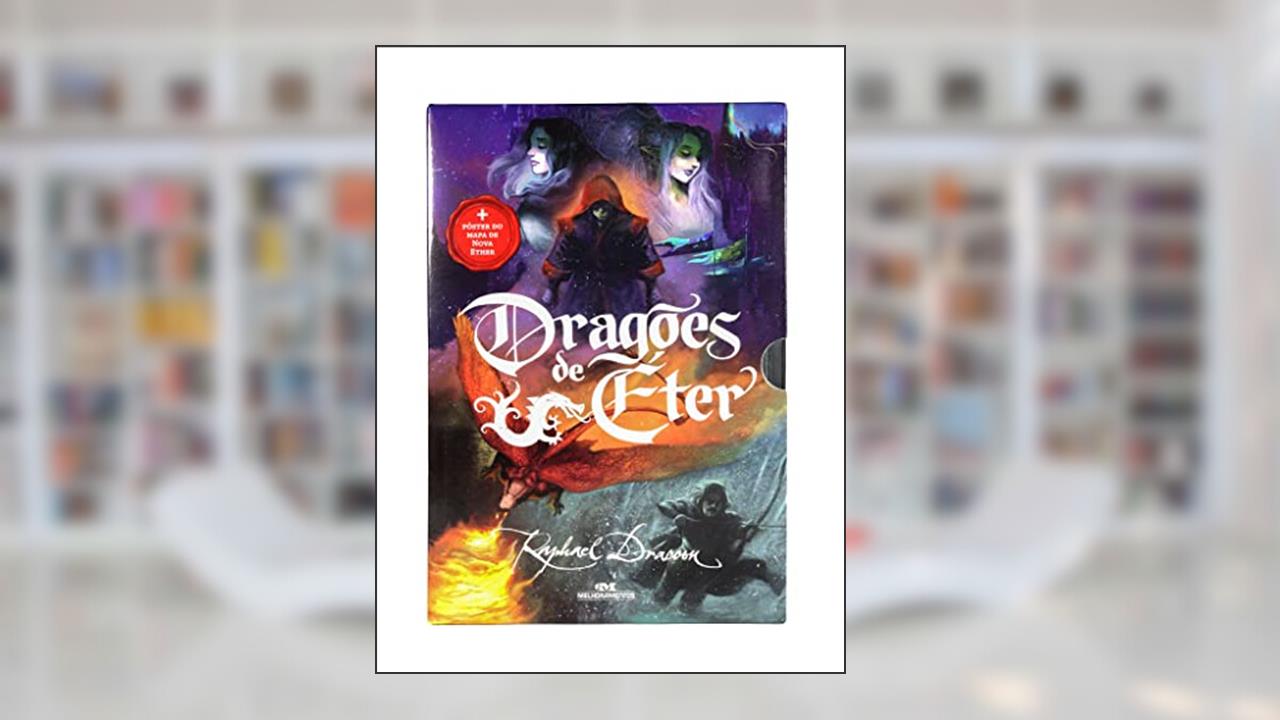 Box Dragões de Éter - Série Completa + Pôster, do autor Raphael Draccon