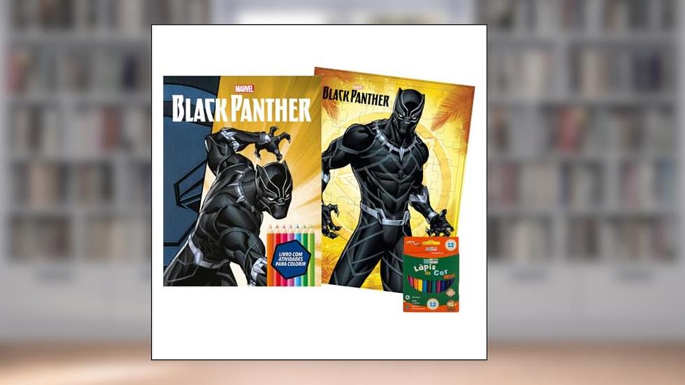 Kit Diversão Marvel - Pantera Negra, do autor Jefferson Ferreira
