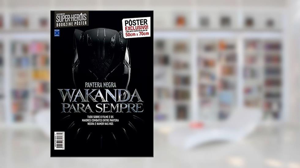 Superpôster Mundo dos Super-Heróis - Pantera Negra: Wakanda Para Sempre - Arte B, do autor Editora Europa