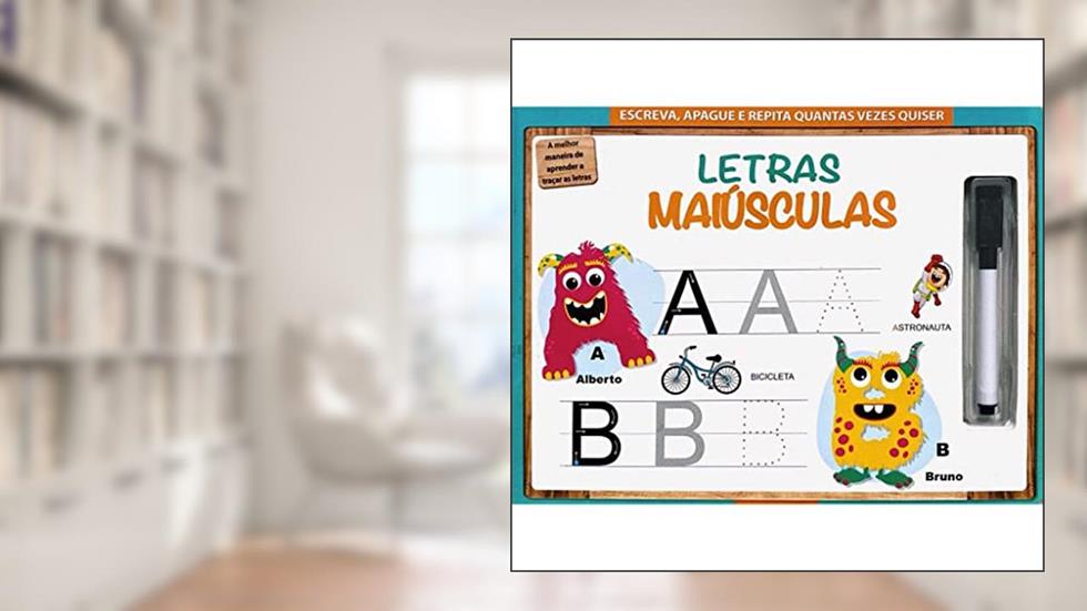 Escreva, Apague e Repita - Letras Maiusculas, do autor Equipe Pé da Letra; Pé Da Letra