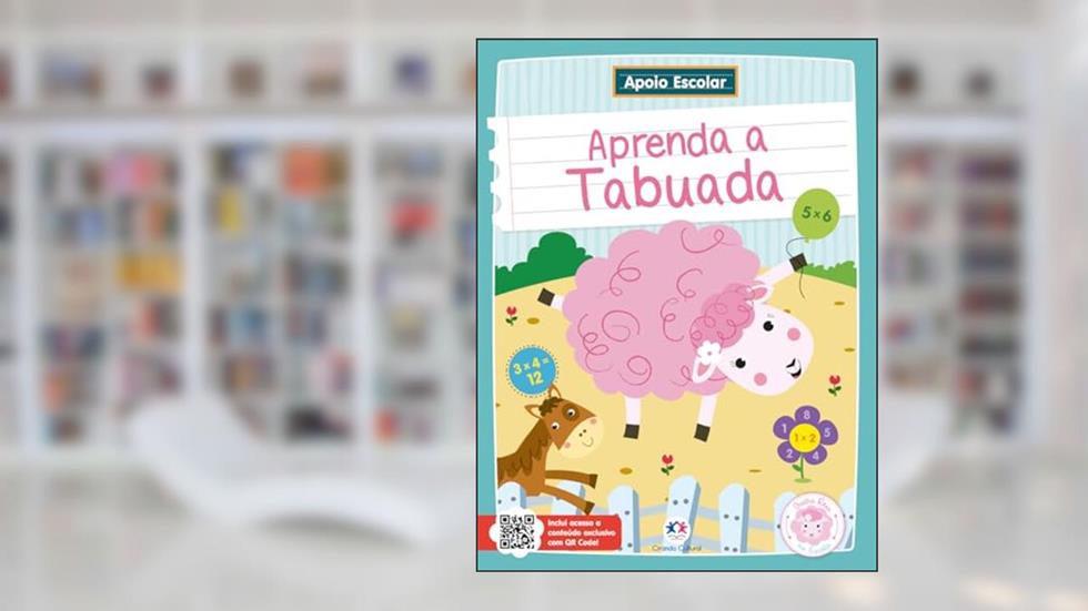 Apoio Escolar - Aprenda a Tabuada: Ovelha Rosa na Escola, do autor Kátia Pecand
