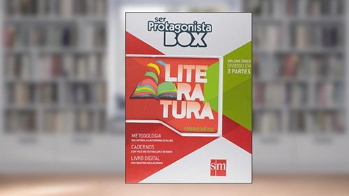 Capa de Ser Protagonista. Literatura - Box, do autor Matheus Silva Martins