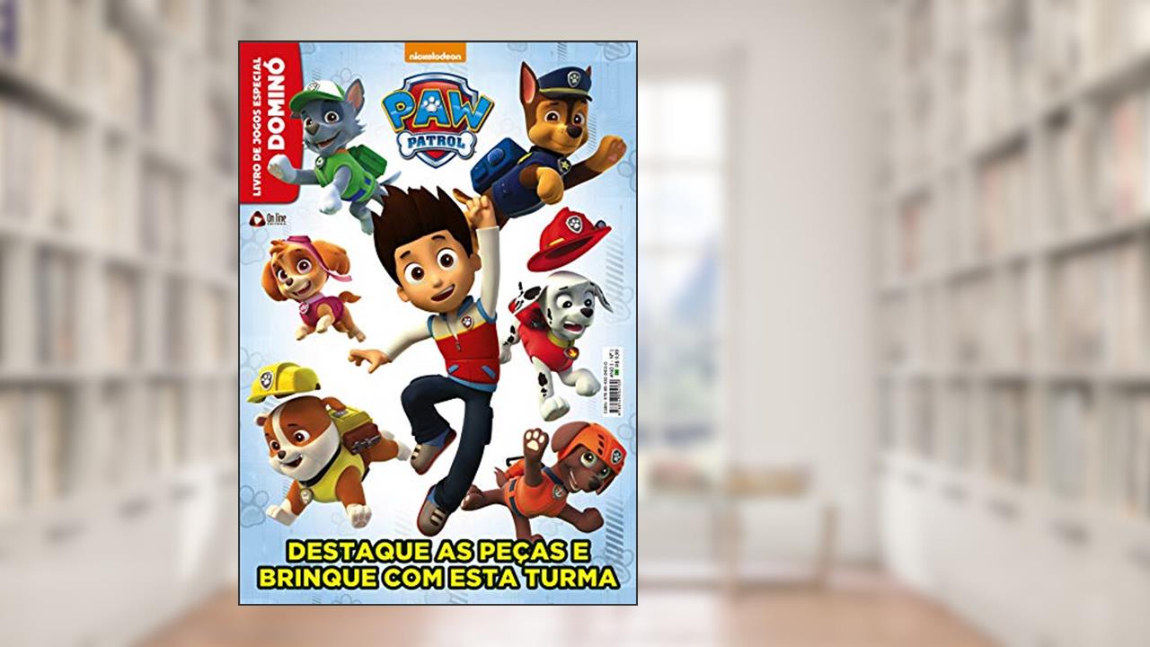 Patrulha Canina - Livro de jogos - Especial - Dominó: Destaque as peças e brinque com esta turma, do autor On Line Editora