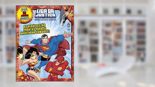 Capa de Liga da Justiça sem Limites - Superlivro para colorir com adesivos: Os heróis estão prontos para se aventurar com você!, do autor On Line Editora