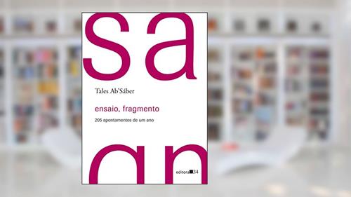 Capa de Ensaio, fragmento: 205 apontamentos de um ano, do autor Tales A. M. Sáber