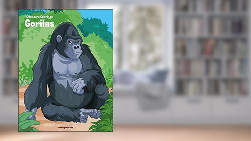 Capa de Livro para Colorir de Gorilas: 1, do autor Nick Snels