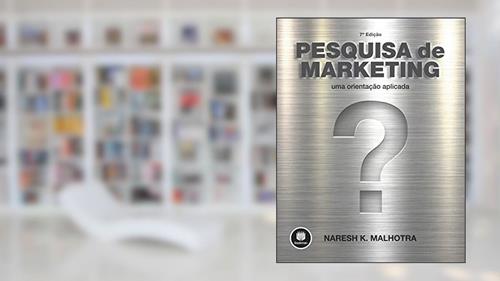 Capa de Pesquisa de Marketing: Uma Orientação Aplicada, do autor Naresh K. Malhotra