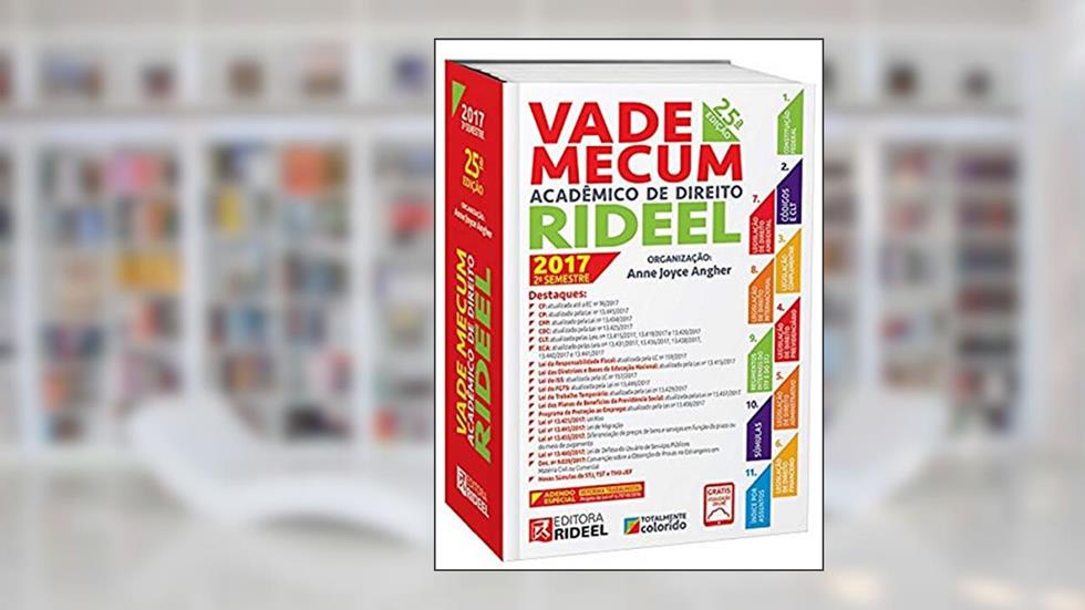Vade Mecum Acadêmico de Direito Rideel, do autor Anne Joyce Angher