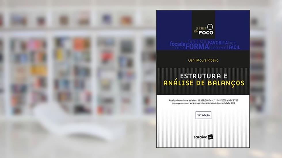Estrutura e Análise de Balanços, do autor OSNI MOURA RIBEIRO