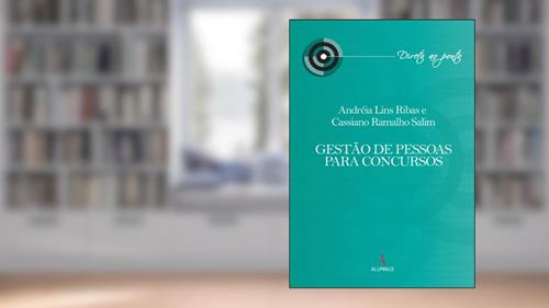 Capa de Gestão de Pessoas para Concursos, do autor Andréia Lins Ribas; Cassiano Ramalho Salim