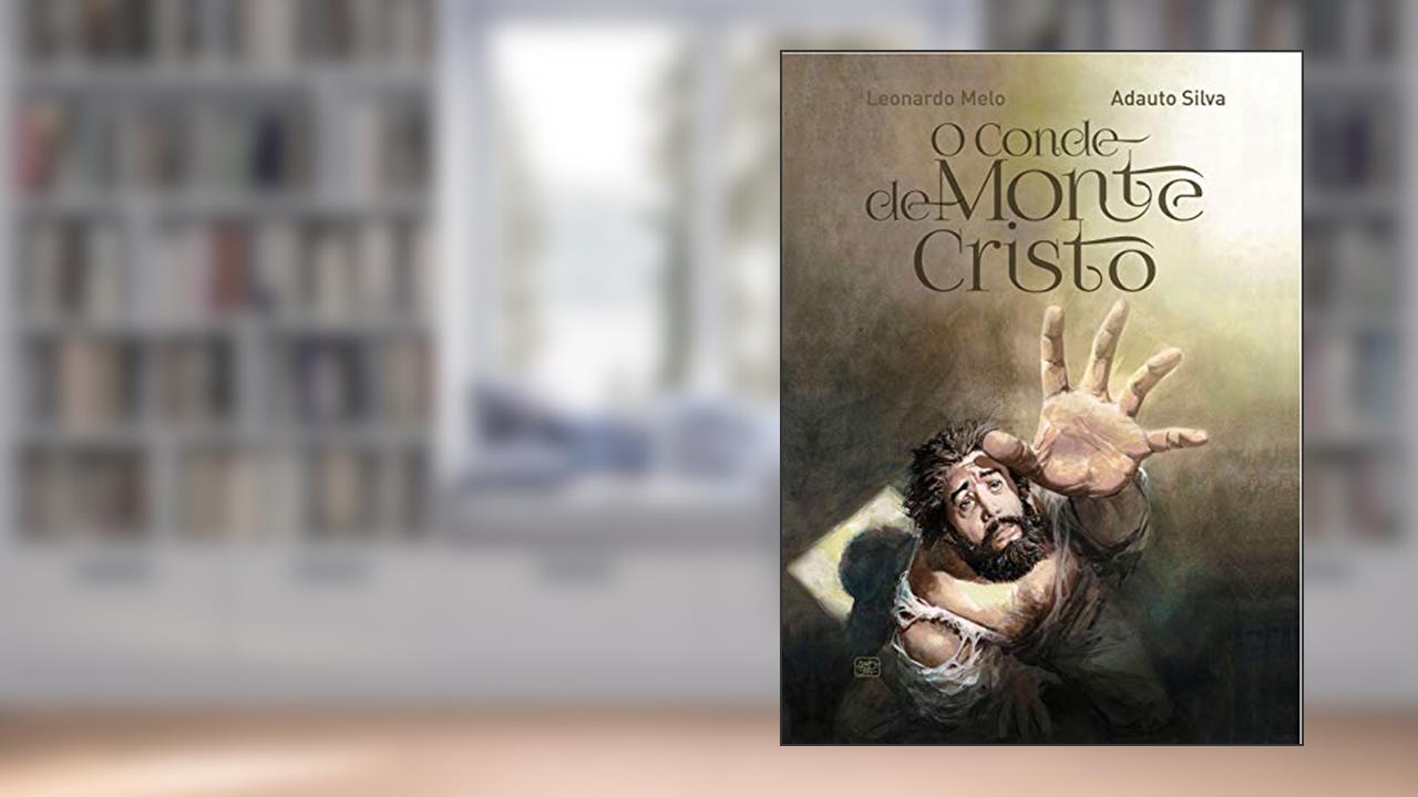 Capa de O Conde de Monte Cristo: Adaptação em quadrinhos, do autor Leonardo Melo