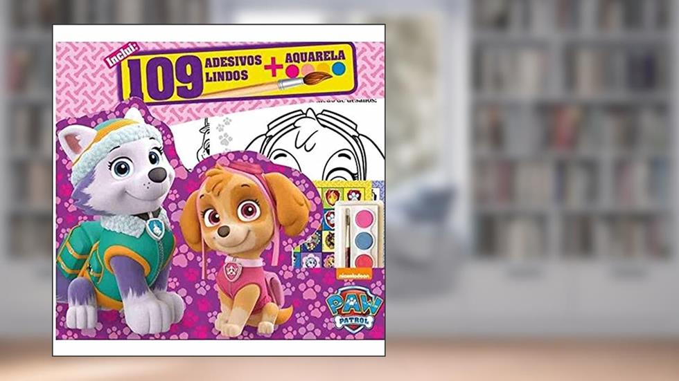 Patrulha Canina 109 Adesivos + Aquarela, do autor Online Editora