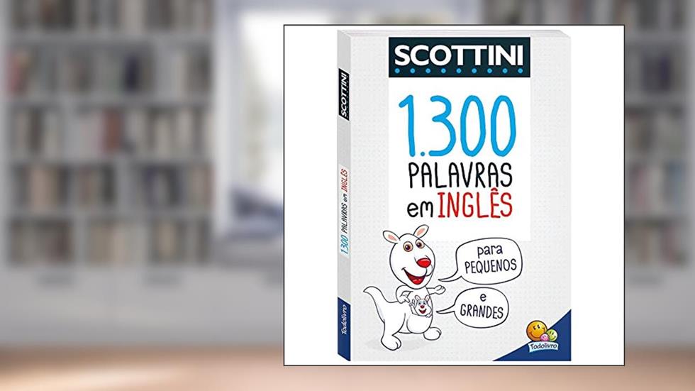 Scottini 1300 Palavras em Inglês, do autor Ana Cristina de Mattos Ribeiro