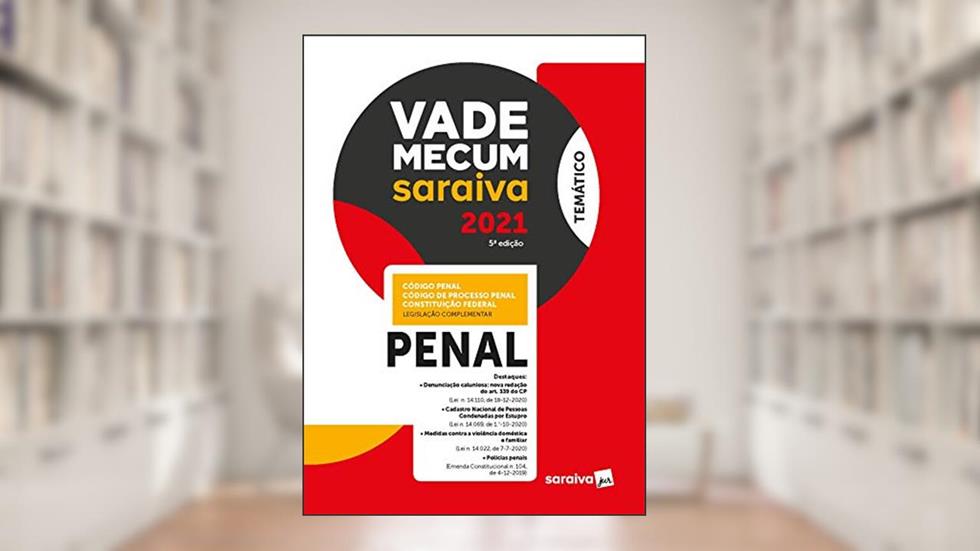 Vade Mecum Penal - 5 ª Edição 2021, do autor Saraiva Educacao