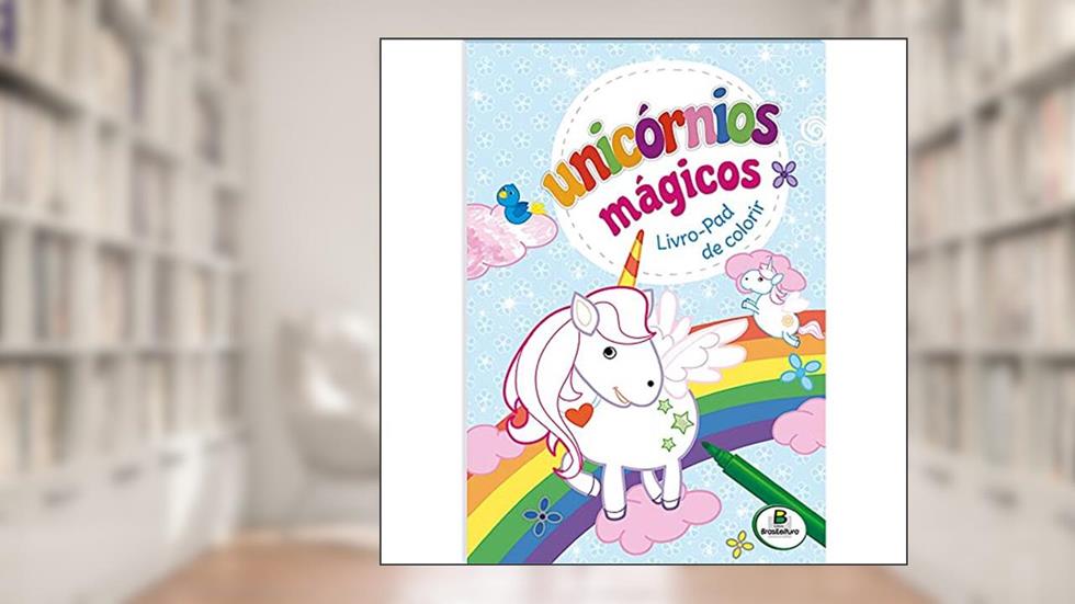 Unicórnios Mágicos - Livro-pad de Colorir (Azul), do autor BAP Educare Pvt.