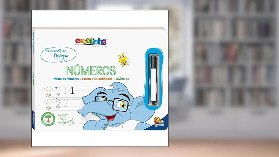 Escolinha Escreva e Apague II: Números, do autor Todolivro