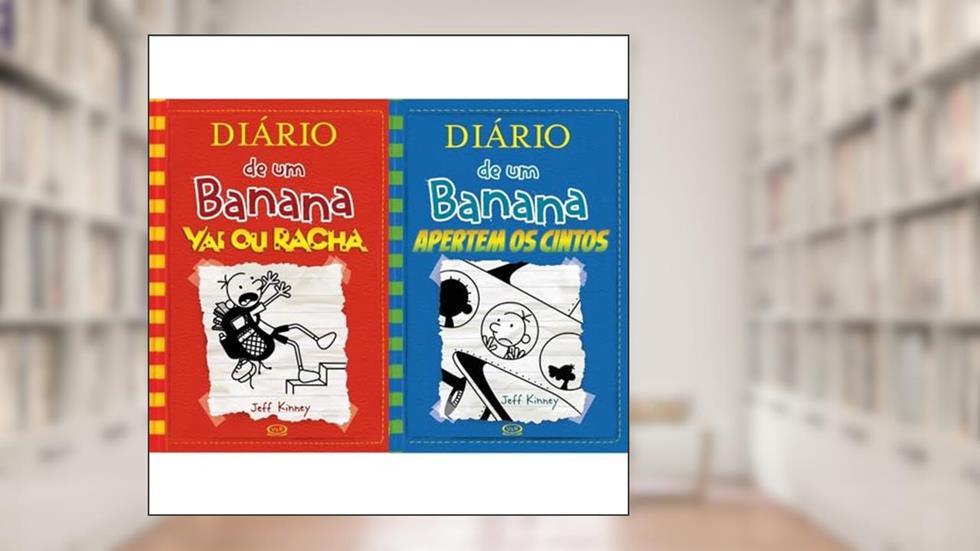 Coleção Diário de um Banana - Vol 11 e 12: VAI OU RACHA + APERTEM OS CINTOS, do autor Jeff Kinney