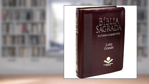 Capa de Bíblia Sagrada NTLH Letra Grande: Nova Tradução na Linguagem de Hoje (NTLH), do autor Sociedade Bíblica do Brasil