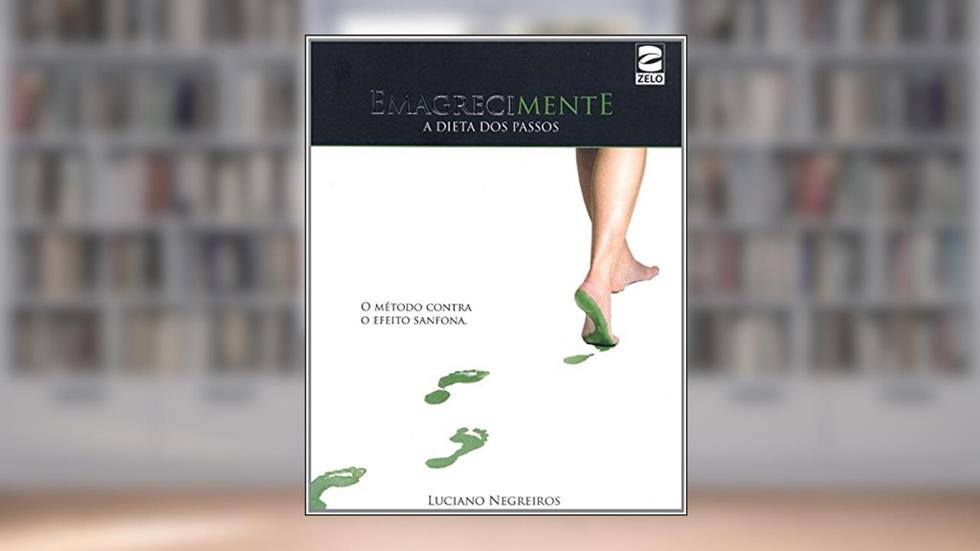 Capa de Emagrecimente. A Dieta dos Passos, do autor Luciano Negreiros