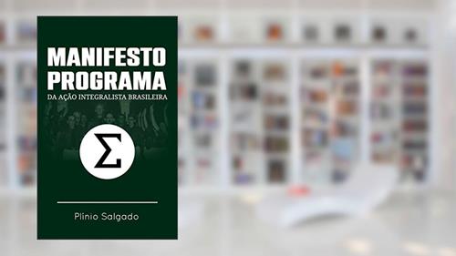 Capa de Manifesto-Programa da Ação Integralista Brasileira, do autor Plínio Salgado; Miguel Reale