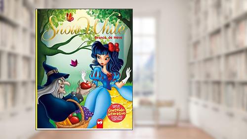 Capa de Branca de Neve / Snow White: Meu Primeiro Livro Bilíngue, do autor Patrícia Amorim; Fabiana Brandes