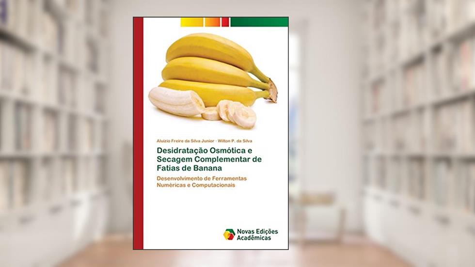 Desidratação Osmótica e Secagem Complementar de Fatias de Banana: Desenvolvimento de Ferramentas Numéricas e Computacionais, do autor Aluizio Freire da Silva Junior; Wilton P. da Silva