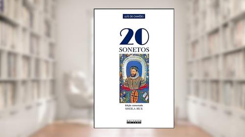 Capa de 20 sonetos, do autor Sheila Hue