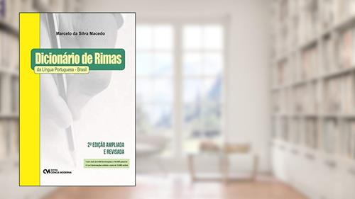 Capa de Dicionário de Rimas da Língua Portuguesa - Brasil - 2ª Edição, do autor Marcelo da Silva Macedo