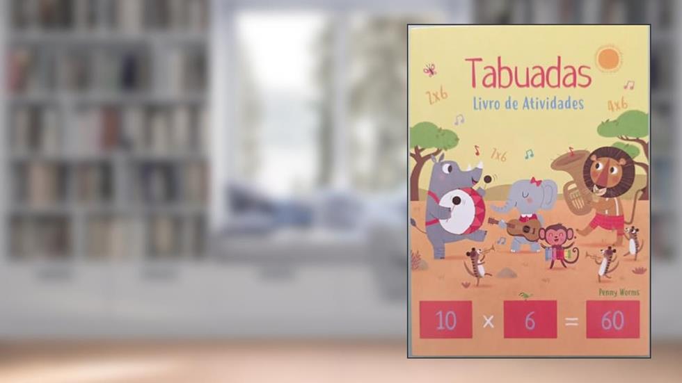Livro de Atividades - Tabuadas Formato Menor, do autor Penny Worms; Pé Da Letra