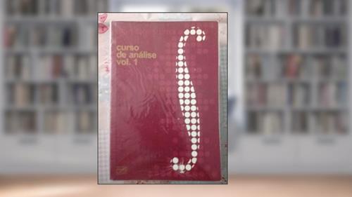 Capa de Curso De Analise - Vol.1, do autor Elon Lages Lima