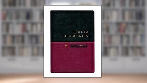 Capa de Bíblia Thompson - AEC - Letra Grande - Verde e Vinho, do autor Frank Charles Thompson