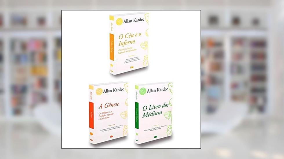 Kit O Livro do Médiuns + A Gênese + O Céu e o Inferno, do autor Allan Kardec
