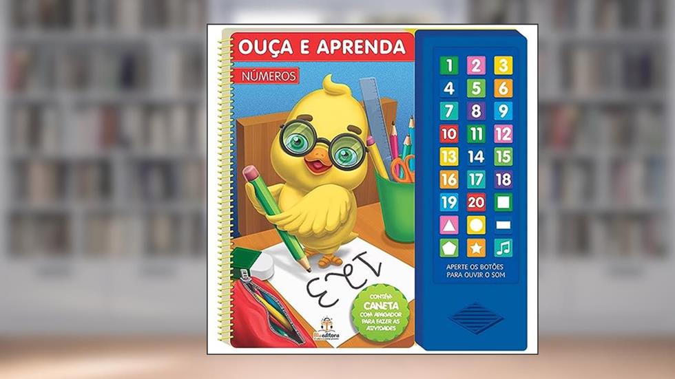 Ouça e aprenda: Números, do autor Blu Editora