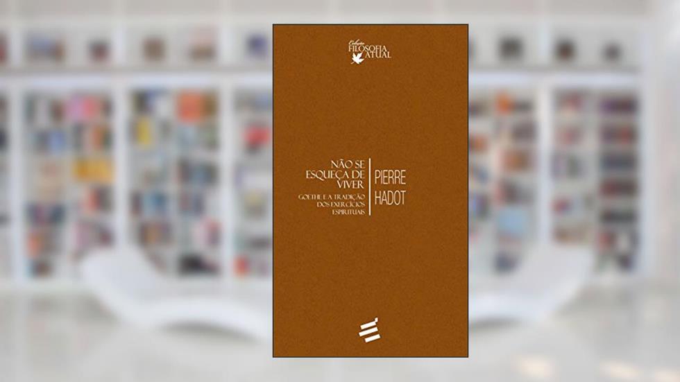 Não se Esqueça de Viver: Goethe e a Tradição dos Exercícios Espirituais, do autor Pierre Hadot