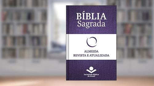 Capa de Bíblia Sagrada RA - Almeida Revista e Atualizada: Com notas, referências cruzadas e palavras de Jesus em vermelho., do autor Sociedade Bíblica do Brasil