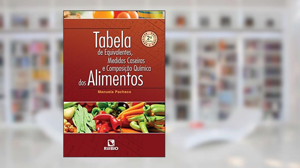 Tabela de Equivalentes, Medidas Caseiras e Composição Química dos Alimentos, do autor Manuela Pacheco