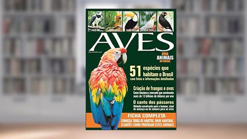 Capa de Animais do Brasil - Aves: Ficha completa - Conheça todos os hábitos, onde habitam, o canto e como procriam estes animais, do autor On Line Editora