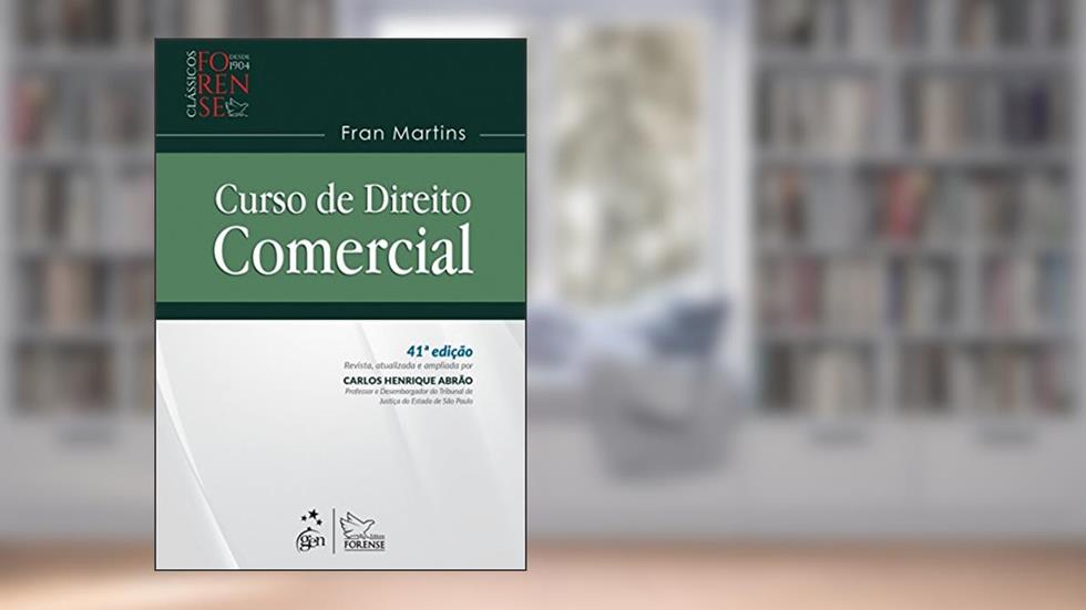 Curso de direito comercial, do autor Fran Martins
