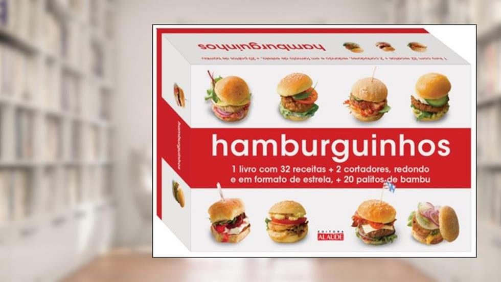 Hamburguinhos: 1 Livro com 32 Receitas + 2 Cortadores, Redondo e em Formato de Estrela, + 20 Palitos de Bambu, do autor Thomas Feller
