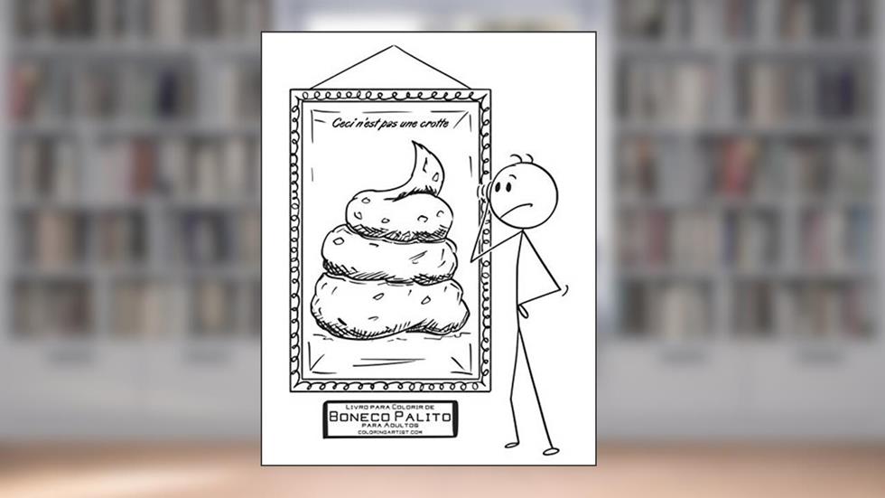 Livro para Colorir de Boneco Palito para Adultos: 1, do autor Nick Snels