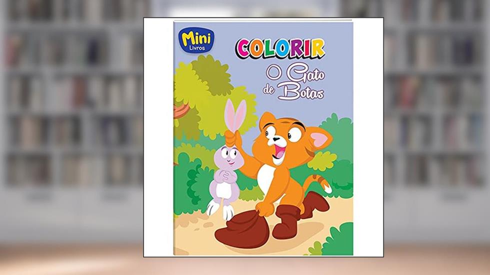 Mini - Colorir: Gato de Botas, O, do autor Suelen Katerine A. Santos