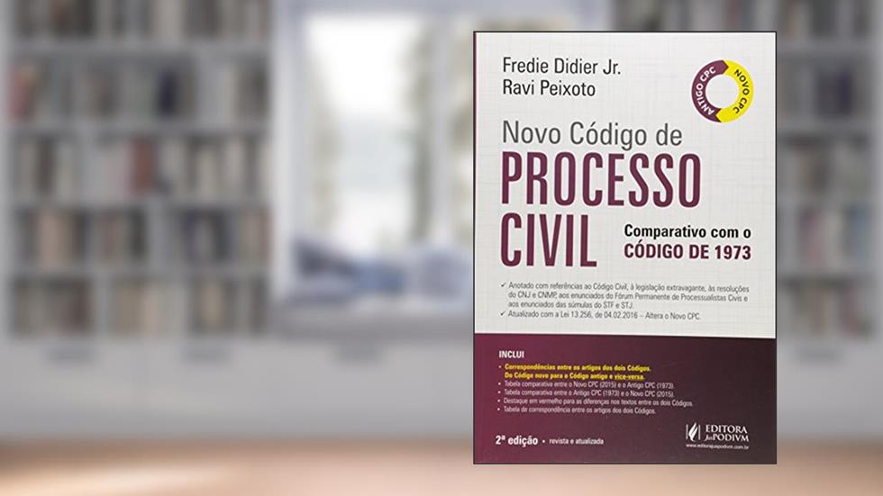 Novo Código de Processo Civil. Comparativo com o Código de 1973, do autor Fredie Didier Júnior