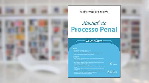 Capa de Manual de Processo Penal: Volume único, do autor Renato Brasileiro de Lima
