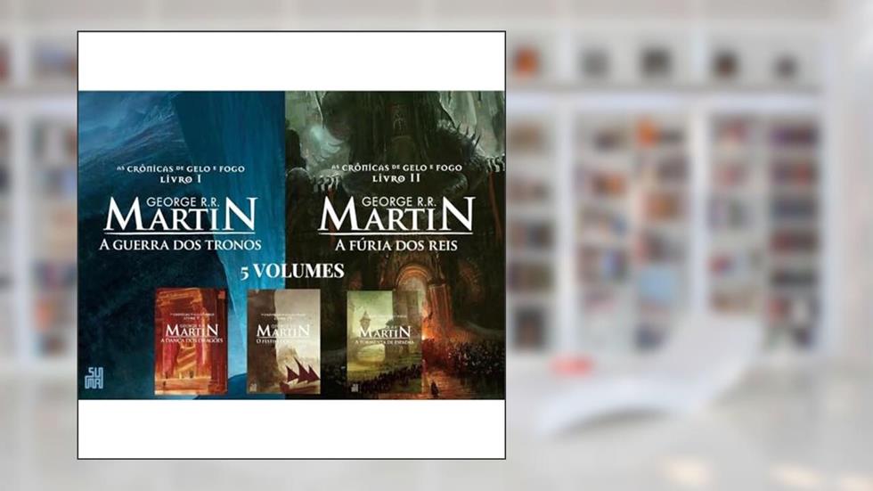 COLEÇÃO CRÔNICAS DE GELO E FOGO: 5 VOLUMES, do autor George R.R. Martin