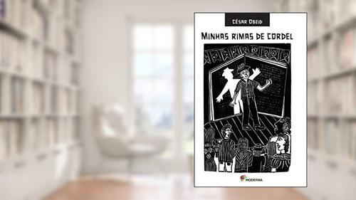 Capa de Minhas rimas de cordel, do autor César Obeid